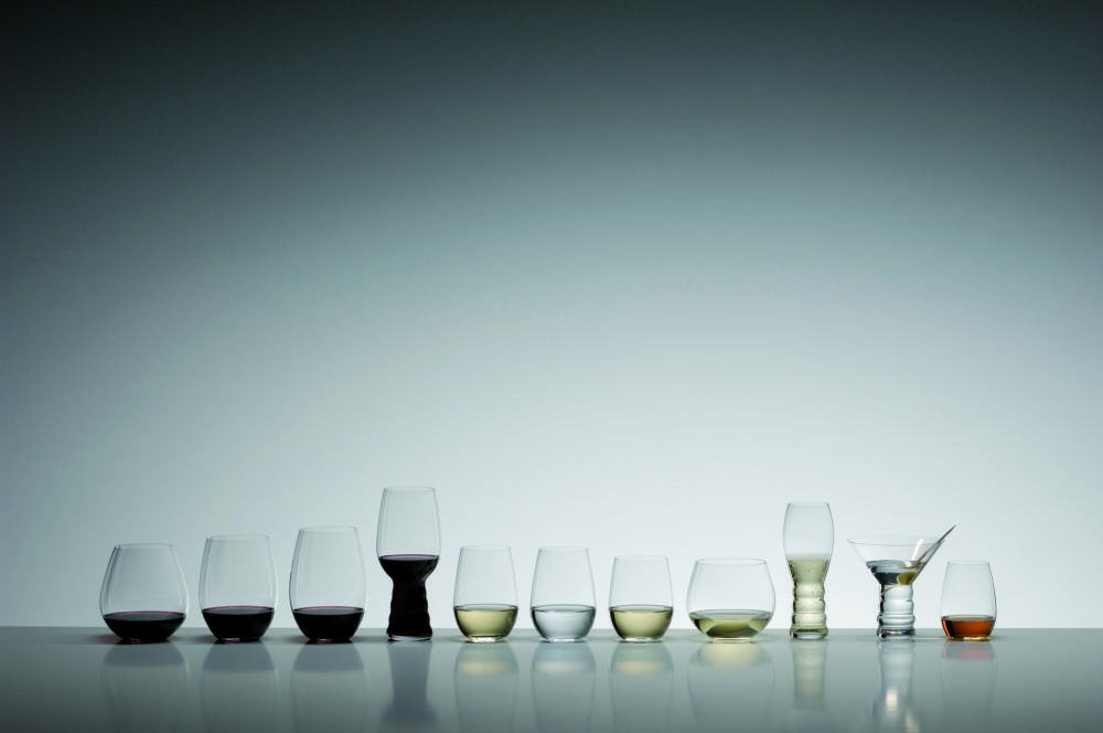 Sehr edel und ungewöhnlich: RIEDEL The O Wine Tumbler Cabernet/Merlot, 4 zum Preis von 3, Kristallglas, alle Riedel Gläser sind spülmaschinenfest.