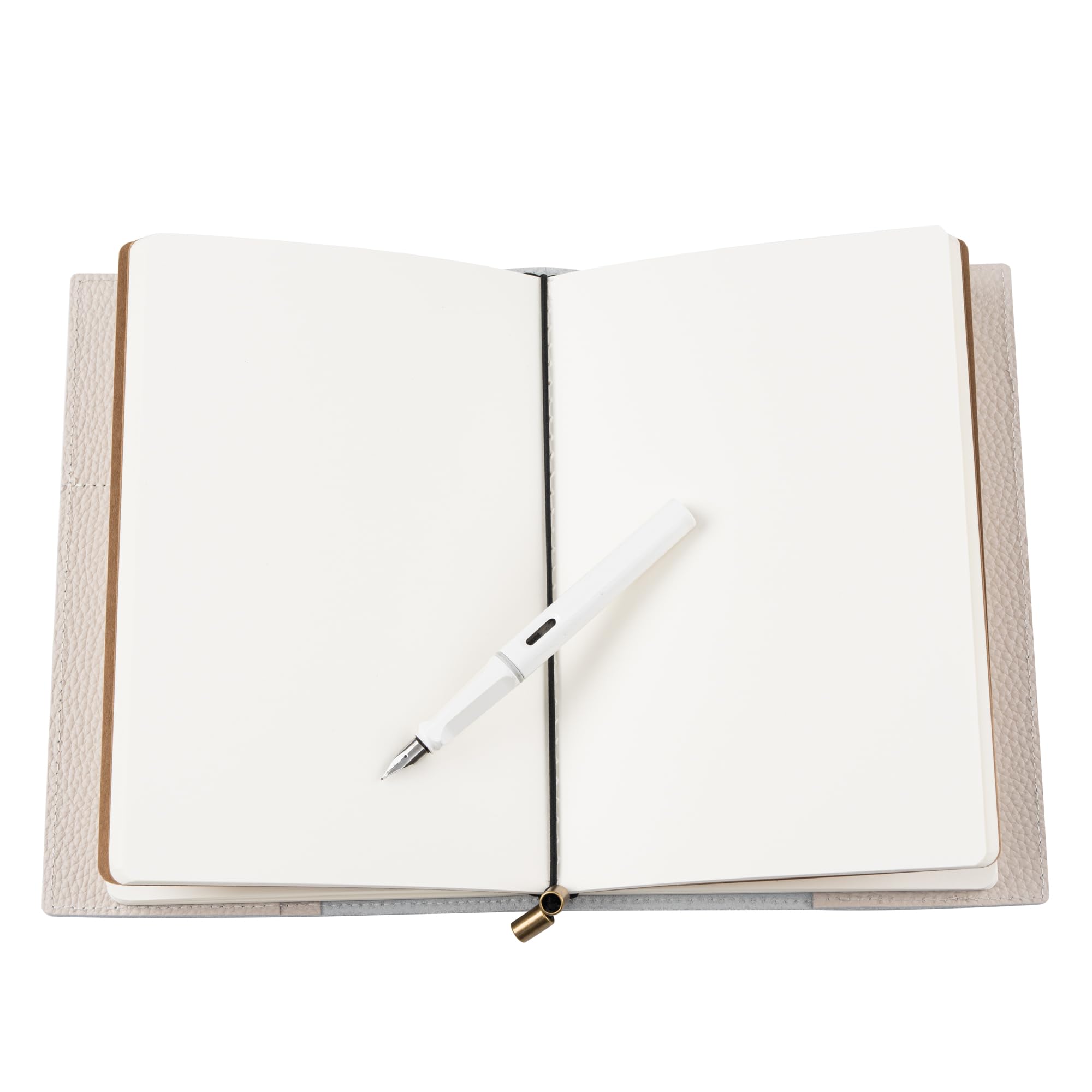 Damit keine Erinnerung verlorengeht: Wanderings A5 Travelers Notebook mit Fächern – Echtes Leder Journal, 6" x8,5/15 x 22cm Nachfüllbares Reisetagebuch, um alle Abenteuer des Lebens festzuhalten, 120 GSM Blanko Einlagen