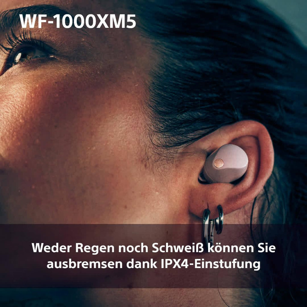 Was auf's Ohr? Sony WF-1000XM5 Kabellose Noise Cancelling Kopfhörer, Bluetooth, In-Ear-Kopfhörer, Mikrofon, bis zu 24 Stunden Akkulaufzeit, Schnellladefunktion, IPX4, iOS & Android kompatibel