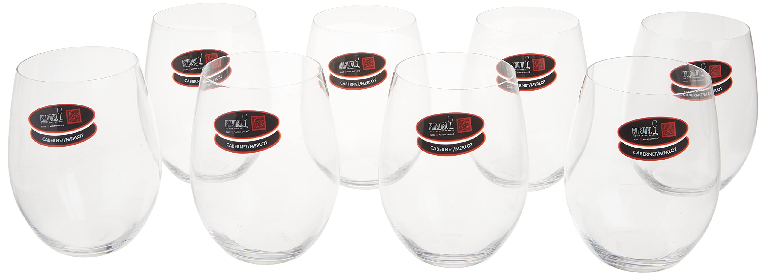 Sehr edel und ungewöhnlich: RIEDEL The O Wine Tumbler Cabernet/Merlot, 4 zum Preis von 3, Kristallglas, alle Riedel Gläser sind spülmaschinenfest.