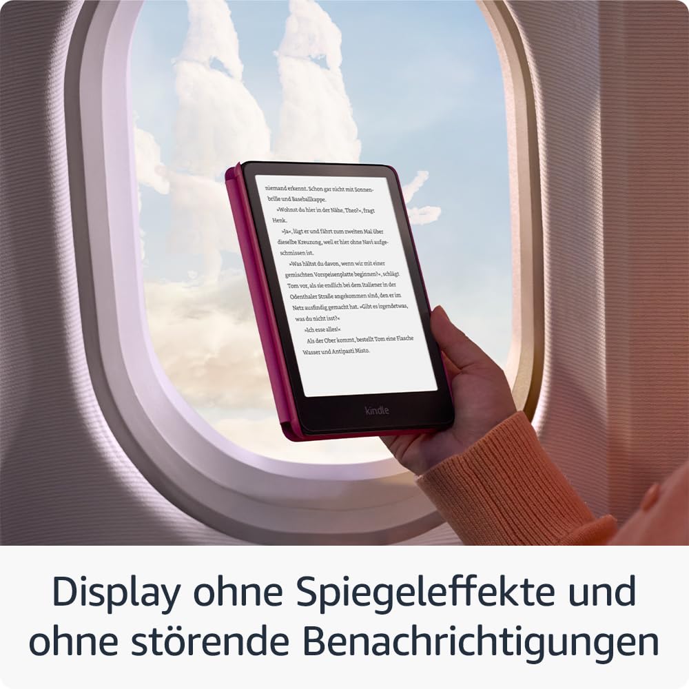 Display statt Papier? Amazon Kindle Paperwhite (neueste Generation) – Unser schnellster Kindle, mit neuem 7-Zoll-Display und wochenlanger Akkulaufzeit – 16 GB – ohne Werbung