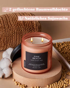 Hmm, riecht das hier gut... M&SENSE Kaffee Duftkerzen im Glas mit 2 Dochten, 70 Stunden Brenndauer, natürliche Sojawachs Kerze für die ganze Wohnung, Geschenk für Männer und Frauen
