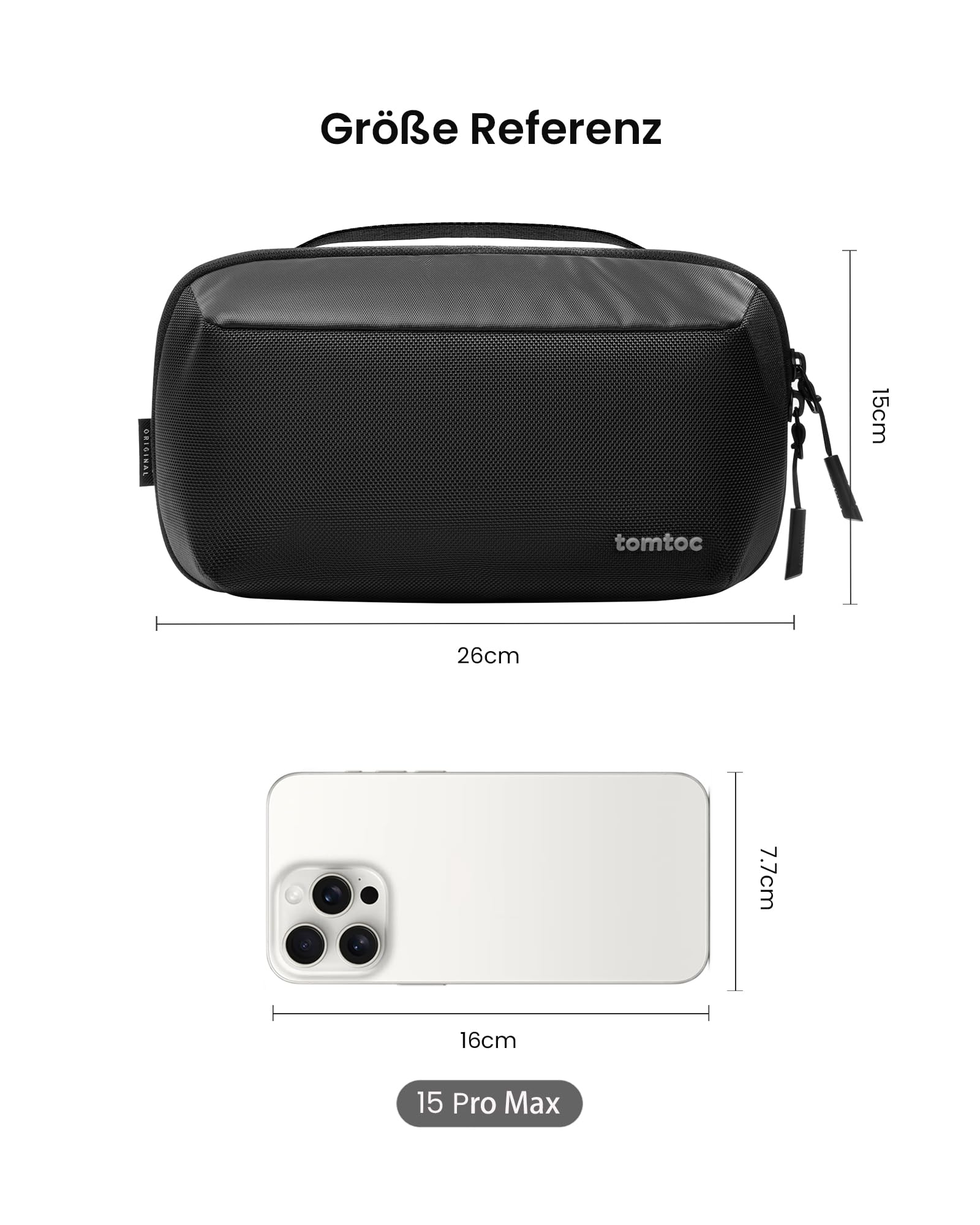 Wer Odnung hält ist nur zu faul zum suchen... tomtoc Kabel- und Zubehörtasche, Kabel Organizer für Ladekabel, Festplatte, MacBook Adapter, Ladegerät, PowerBank, SD Karten...