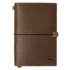 Damit keine Erinnerung verlorengeht: Wanderings A5 Travelers Notebook mit Fächern – Echtes Leder Journal, 6" x8,5/15 x 22cm Nachfüllbares Reisetagebuch, um alle Abenteuer des Lebens festzuhalten, 120 GSM Blanko Einlagen