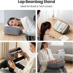 Leseratte? Das ist für Dich: Tounee Buchstütze - Ultraweiche Laptisch-Auflage für Bücher, Tablets & E-Reader - Handfreies Lesen in Bett/Couch - Reduziert Nackenverspannungen - Ideal für Bücher- & E-Reader-Fans