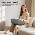 Leseratte? Das ist für Dich: Tounee Buchstütze - Ultraweiche Laptisch-Auflage für Bücher, Tablets & E-Reader - Handfreies Lesen in Bett/Couch - Reduziert Nackenverspannungen - Ideal für Bücher- & E-Reader-Fans