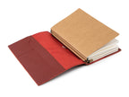 Damit keine Erinnerung verlorengeht: Wanderings A5 Travelers Notebook mit Fächern – Echtes Leder Journal, 6" x8,5/15 x 22cm Nachfüllbares Reisetagebuch, um alle Abenteuer des Lebens festzuhalten, 120 GSM Blanko Einlagen
