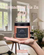 Hmm, riecht das hier gut... M&SENSE Kaffee Duftkerzen im Glas mit 2 Dochten, 70 Stunden Brenndauer, natürliche Sojawachs Kerze für die ganze Wohnung, Geschenk für Männer und Frauen
