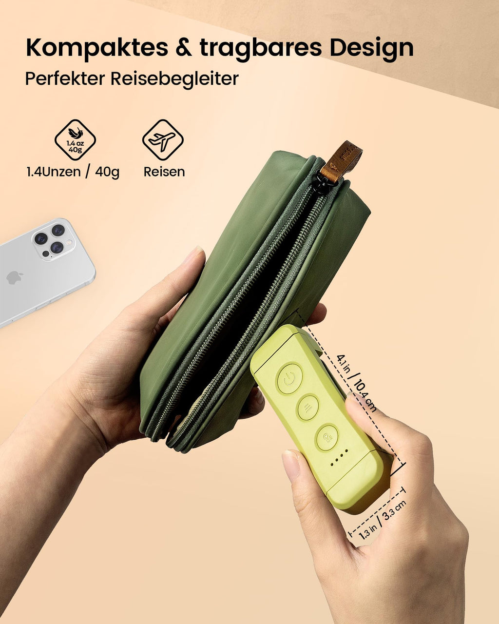 Für sanftes Licht: Glocusent Leselampe Buch Klemme, Augenschonende Bücher-Leselampe mit 3 Farben & 5 dimmbaren Helligkeiten, 80Std. Lebensdauer, wiederaufladbar