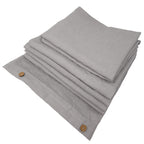Schlaf schön! Leinen-Bettwäsche aus 100% Leinen (Bettwäsche-Set: Decke 135 x 200 cm und Kissen 80 x 80 cm), Stonewashed Leinenbettwäsche Natur beige, Bettbezug aus hochwertigem reinem Leinen