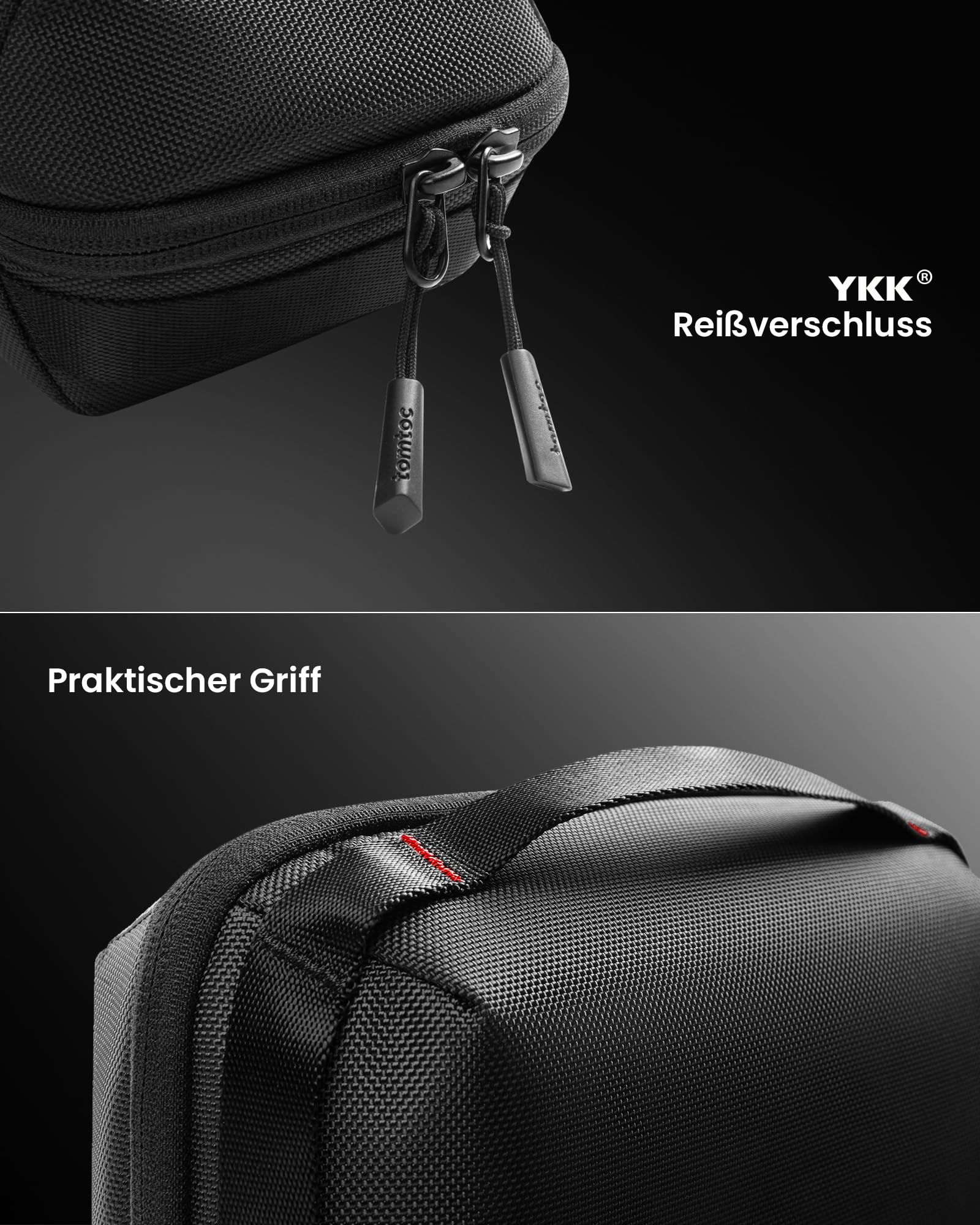 Wer Odnung hält ist nur zu faul zum suchen... tomtoc Kabel- und Zubehörtasche, Kabel Organizer für Ladekabel, Festplatte, MacBook Adapter, Ladegerät, PowerBank, SD Karten...