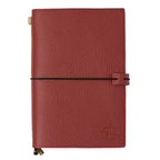 Damit keine Erinnerung verlorengeht: Wanderings A5 Travelers Notebook mit Fächern – Echtes Leder Journal, 6" x8,5/15 x 22cm Nachfüllbares Reisetagebuch, um alle Abenteuer des Lebens festzuhalten, 120 GSM Blanko Einlagen