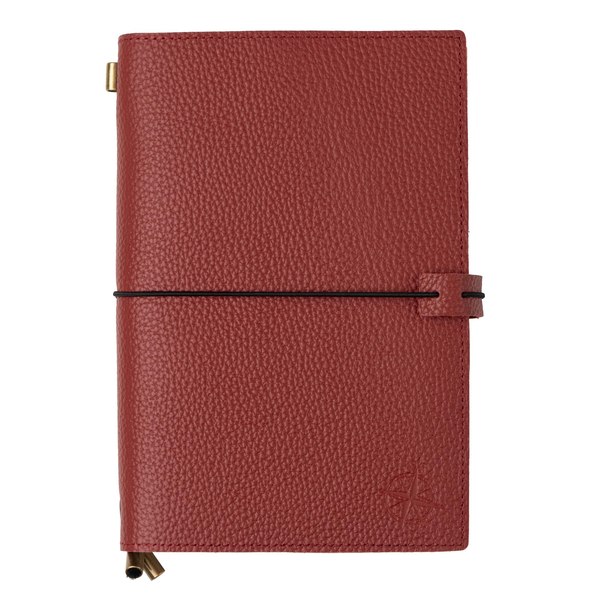 Damit keine Erinnerung verlorengeht: Wanderings A5 Travelers Notebook mit Fächern – Echtes Leder Journal, 6" x8,5/15 x 22cm Nachfüllbares Reisetagebuch, um alle Abenteuer des Lebens festzuhalten, 120 GSM Blanko Einlagen