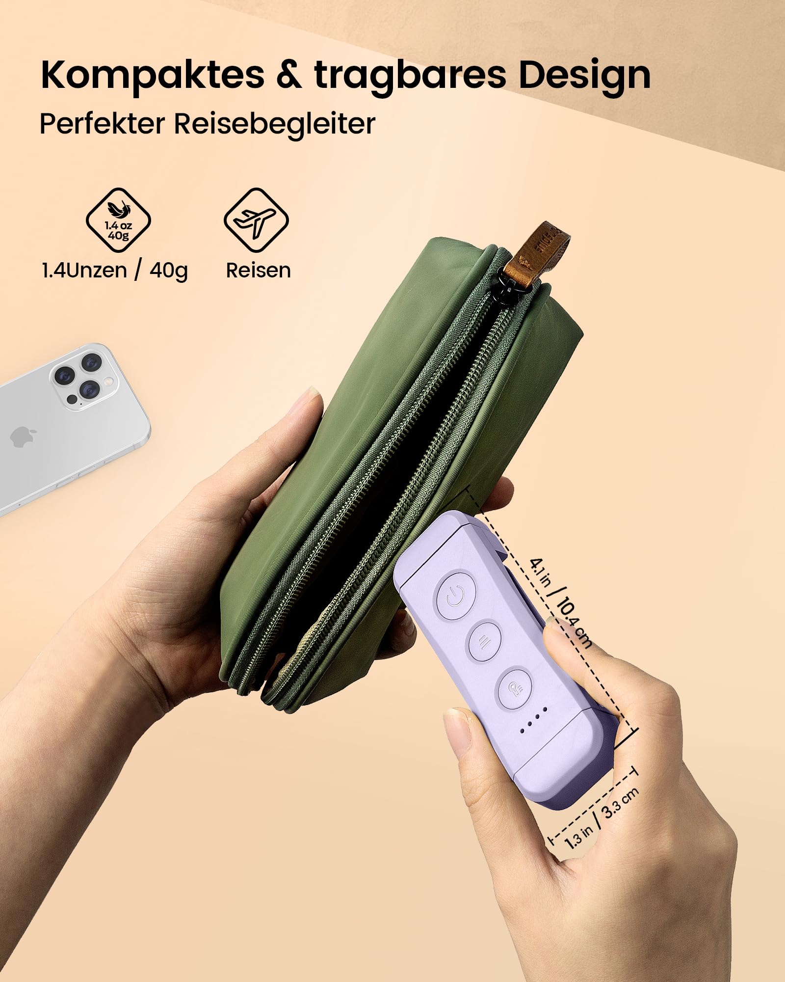 Für sanftes Licht: Glocusent Leselampe Buch Klemme, Augenschonende Bücher-Leselampe mit 3 Farben & 5 dimmbaren Helligkeiten, 80Std. Lebensdauer, wiederaufladbar