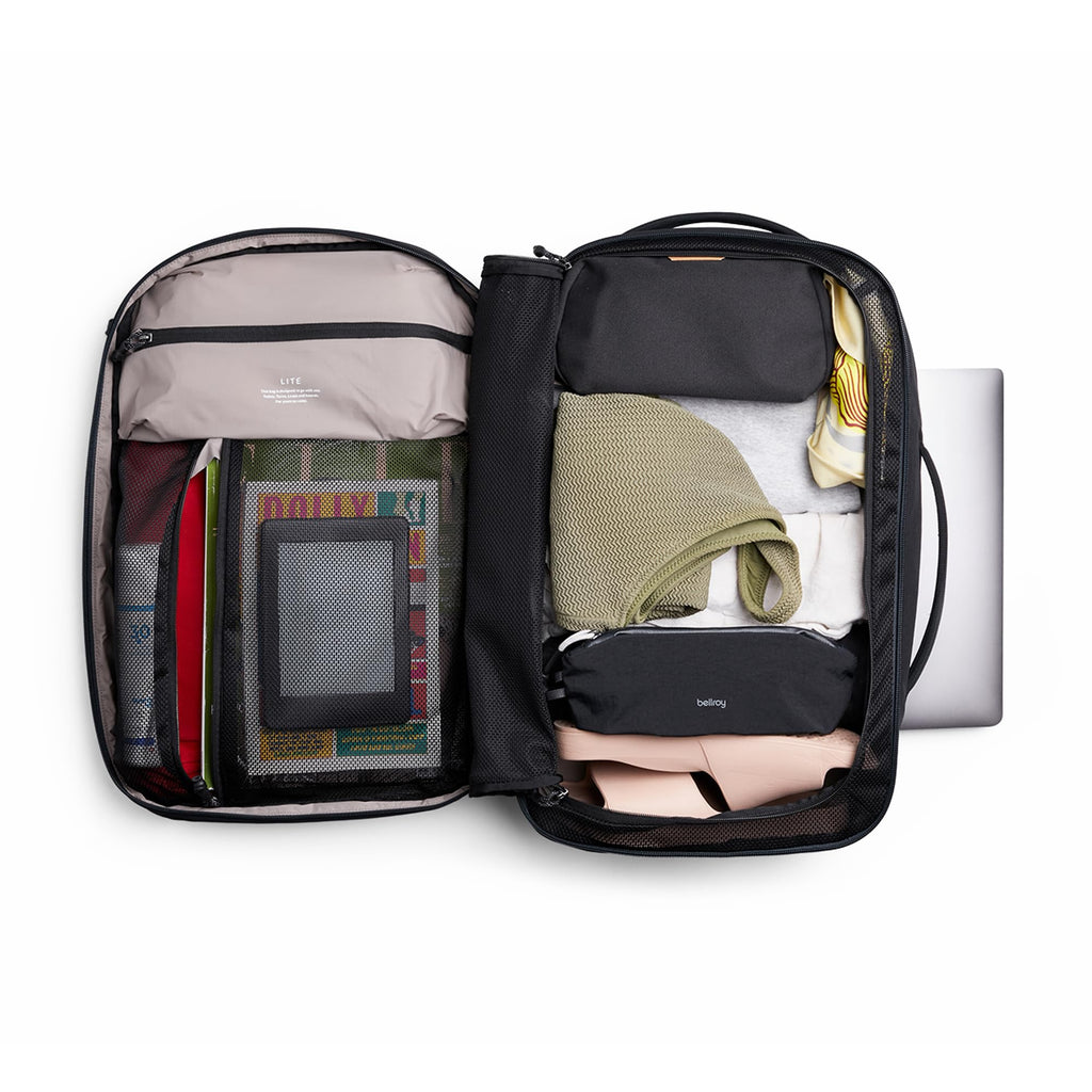 Zu schön zum wandern... Bellroy Lite Travel Pack 30L Handgepäck-Rucksack, Reiserucksack mit Laptop-Fach, inneren Packfächern und verstaubaren Schultergurten - Clay