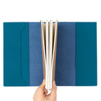 Damit keine Erinnerung verlorengeht: Wanderings A5 Travelers Notebook mit Fächern – Echtes Leder Journal, 6" x8,5/15 x 22cm Nachfüllbares Reisetagebuch, um alle Abenteuer des Lebens festzuhalten, 120 GSM Blanko Einlagen